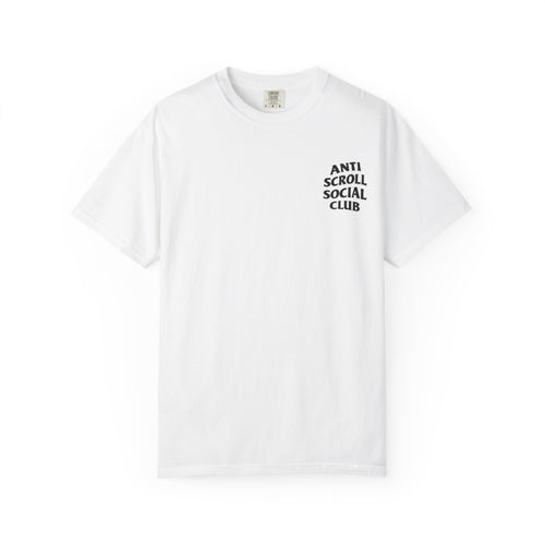 Anti Scroll Social Club American Originals t-shirt: Lincoln, Washington, Roosevelt and Franklin