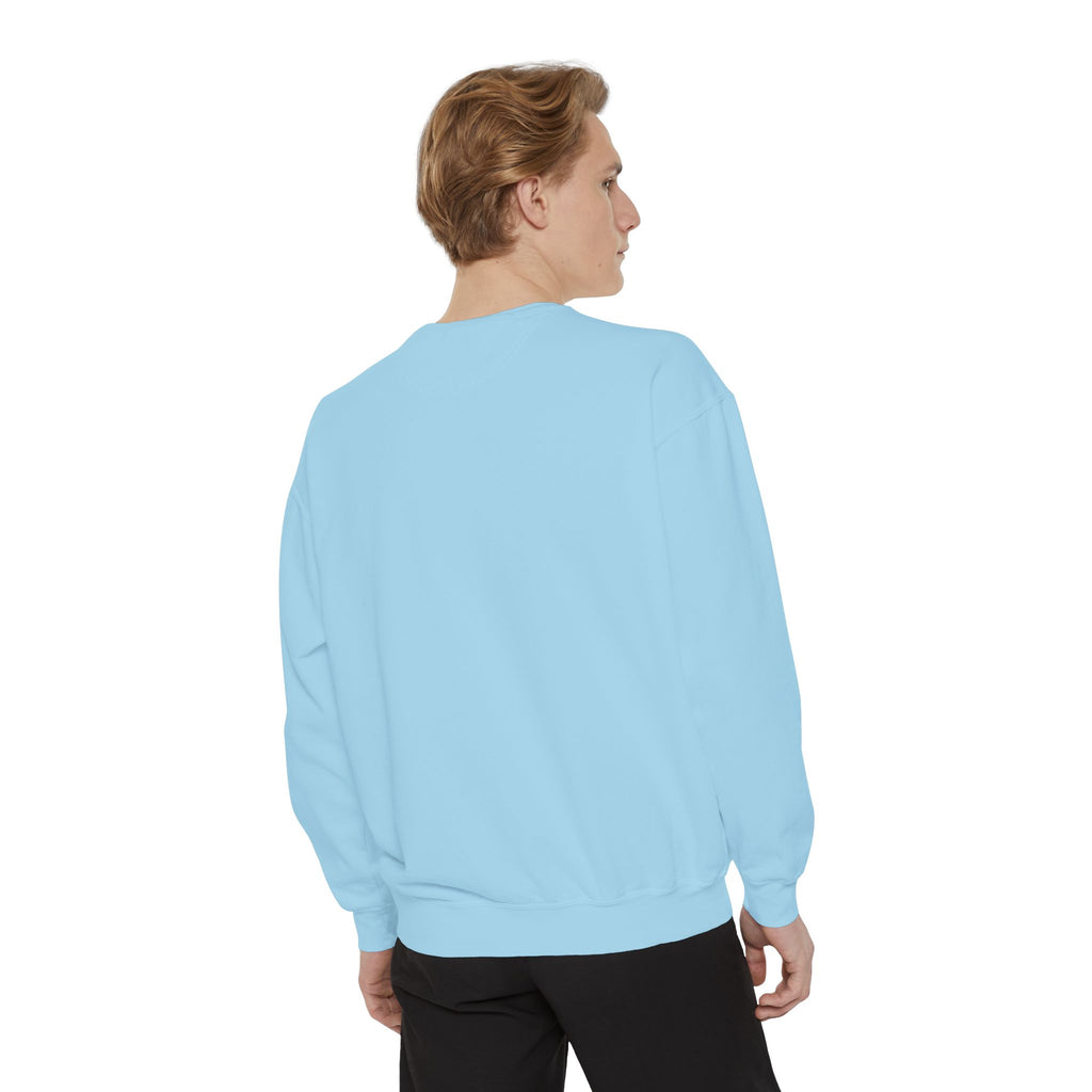 Uncharted Crewneck Sweatshirt – Fine-Line Map & Mountains | Explorer Collection