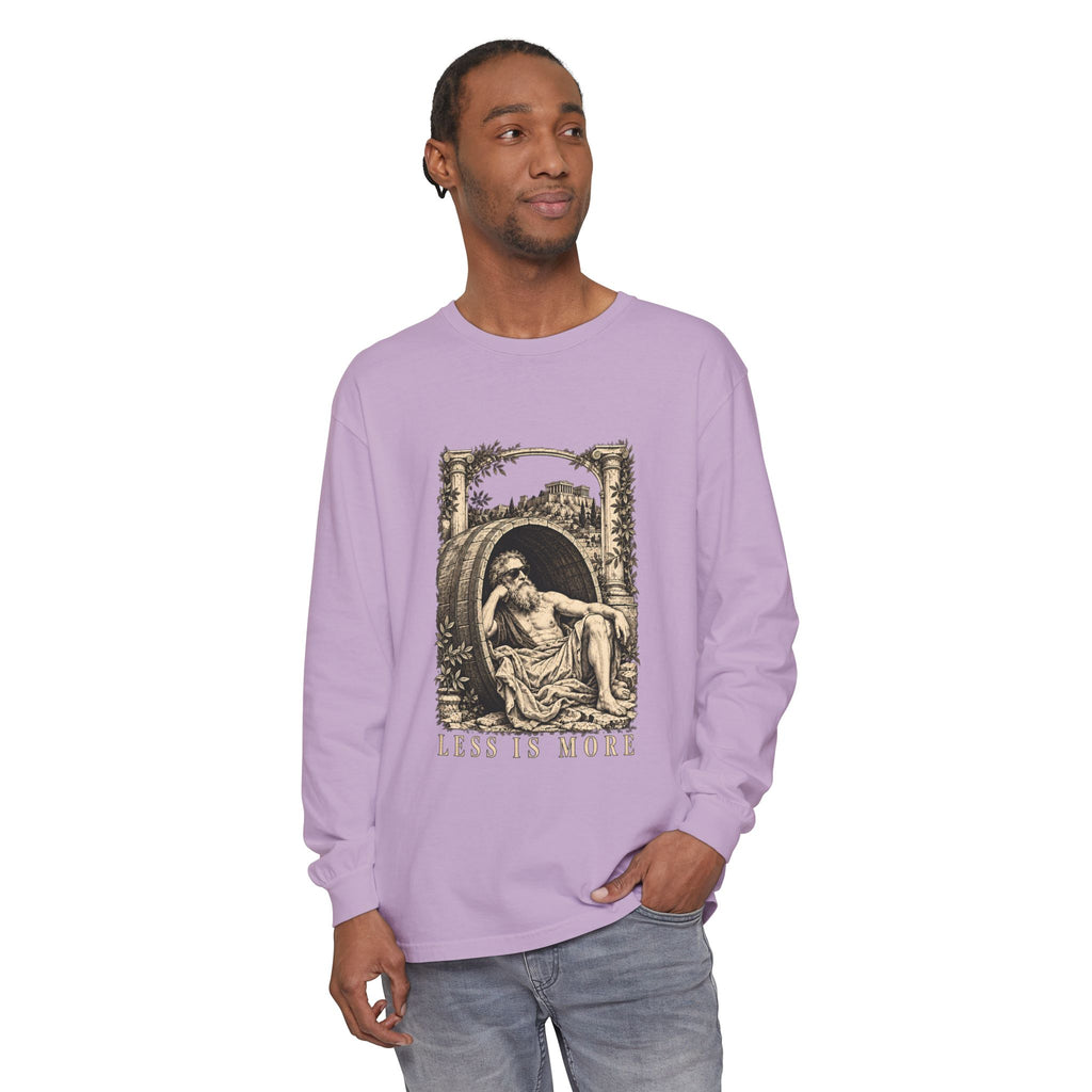 Less Is More Long Sleeve T-Shirt – Diogenes in His Barrel