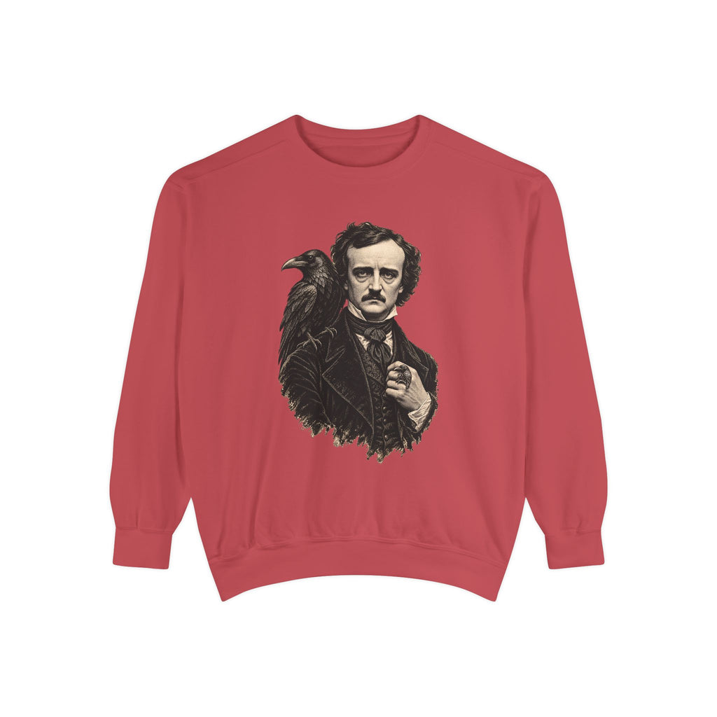 Poe After Dark Crewneck Sweatshirt – Edgar Allan Poe & Raven