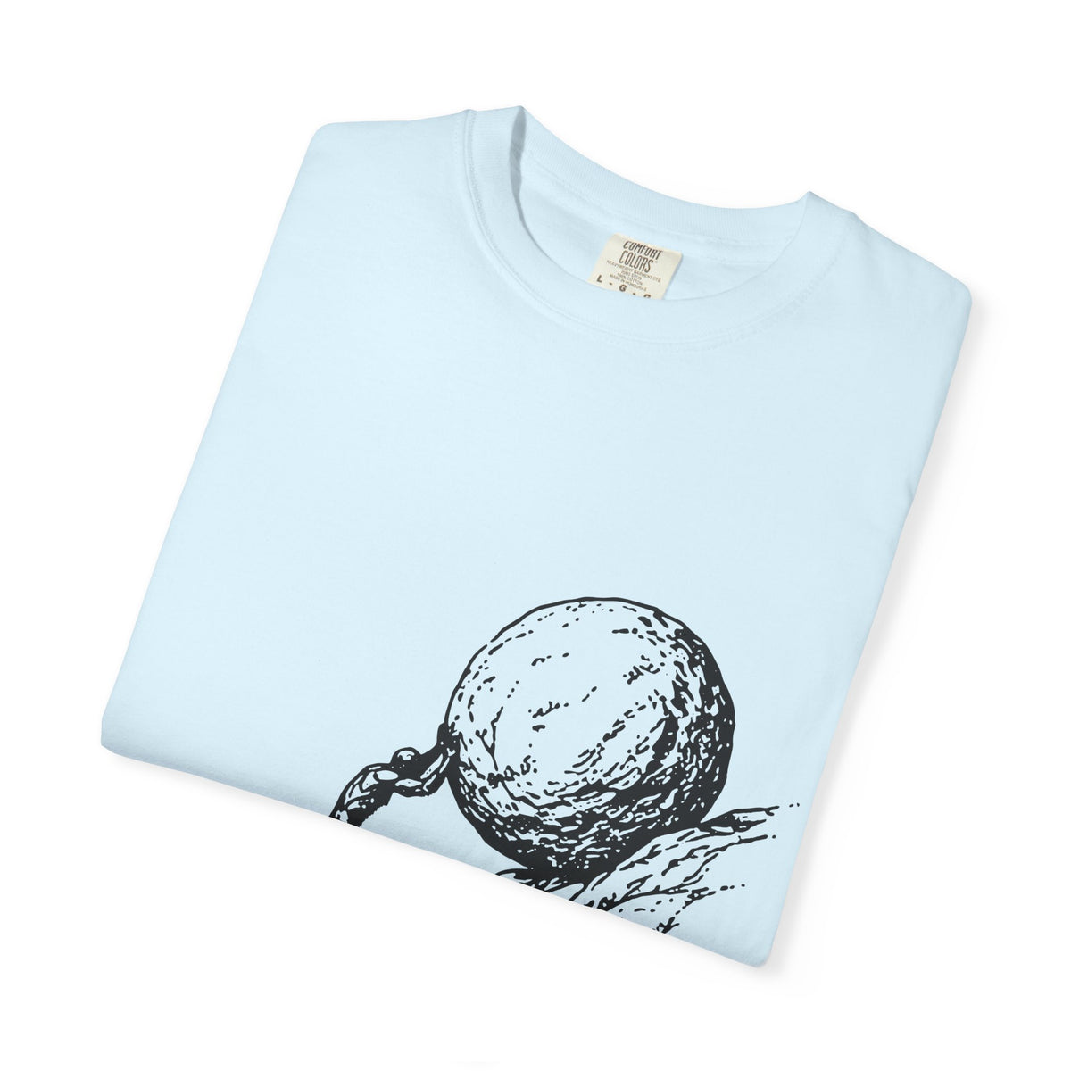 One More Rep t-shirt: Sisyphus pushing his boulder
