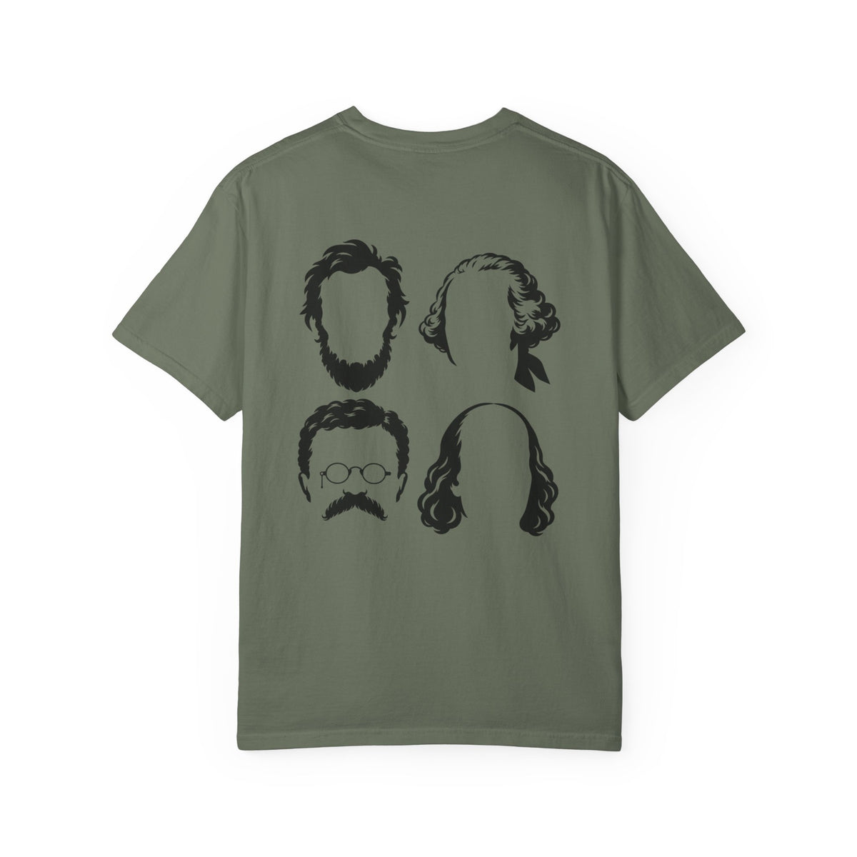 Anti Scroll Social Club American Originals t-shirt: Lincoln, Washington, Roosevelt and Franklin