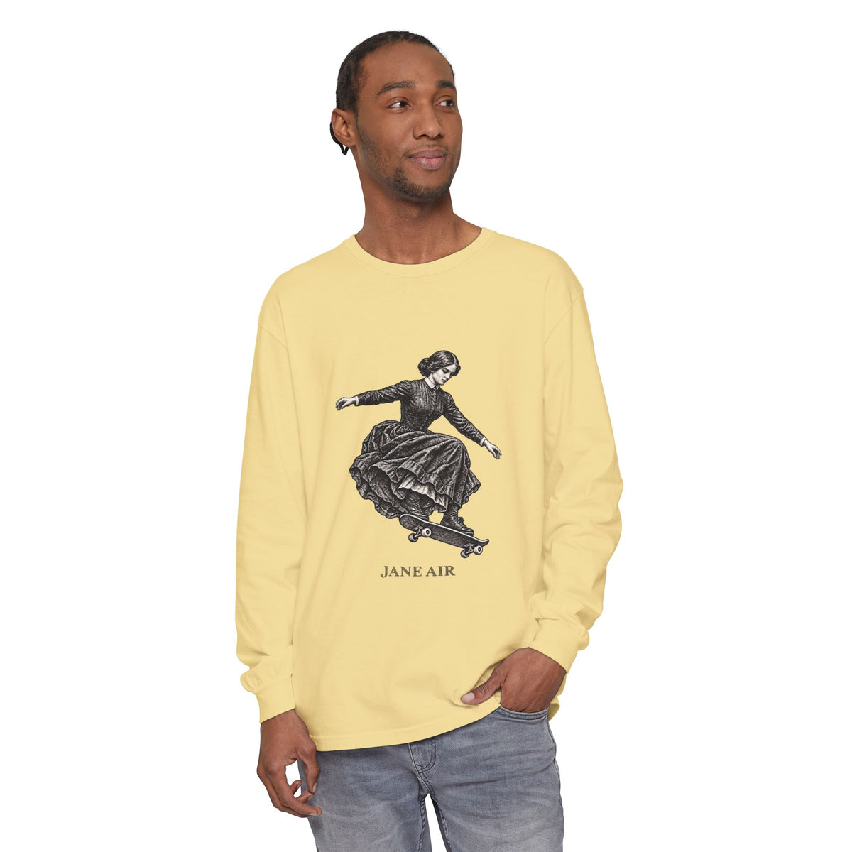 Jane Air Long Sleeve T-Shirt – Jane Eyre Skateboard