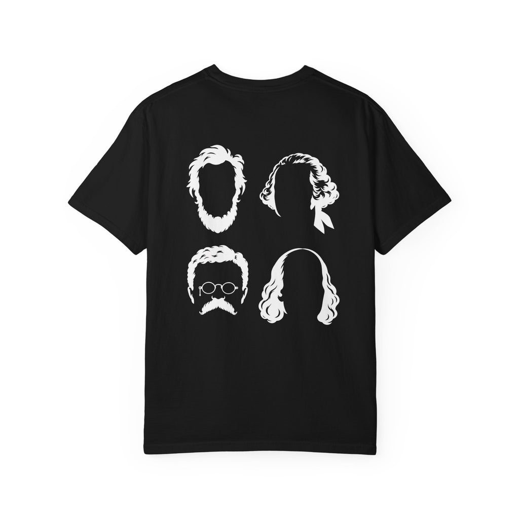 Anti Scroll Social Club American Originals t-shirt: Lincoln, Washington, Roosevelt and Franklin