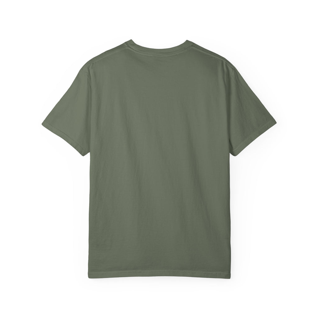 The Bard t-shirt: crowned William Shakespeare engraving-style portrait