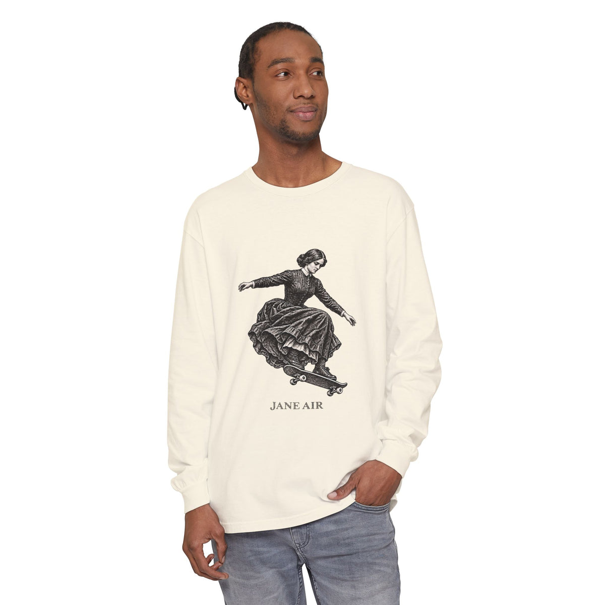 Jane Air Long Sleeve T-Shirt – Jane Eyre Skateboard