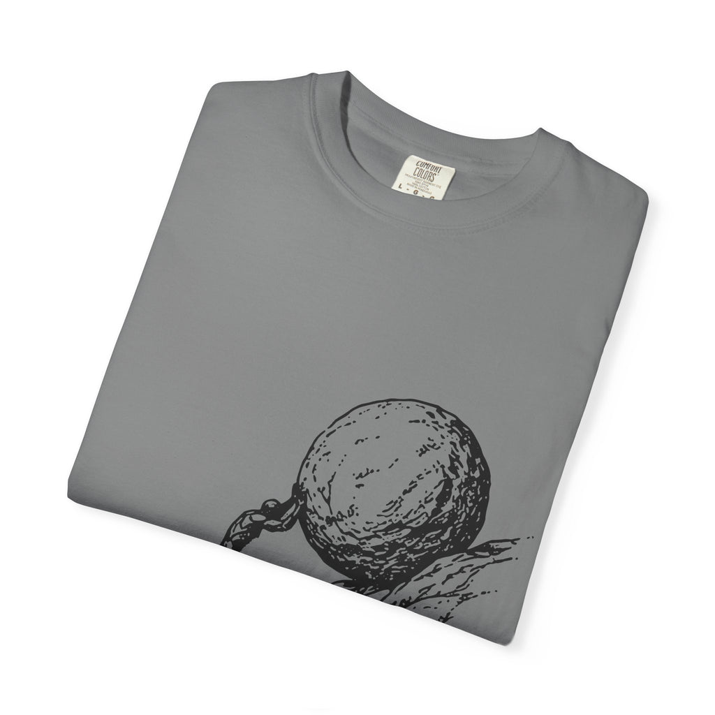 One More Rep t-shirt: Sisyphus pushing his boulder