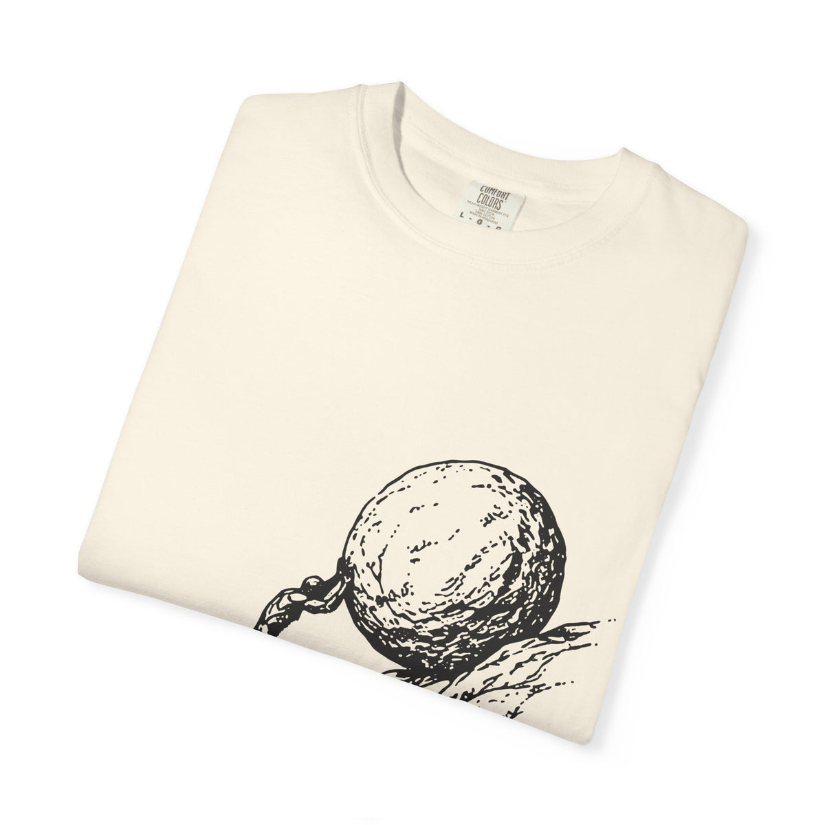 One More Rep t-shirt: Sisyphus pushing his boulder