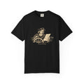 Recalculating t-shirt: vintage navigator at a ship's wheel