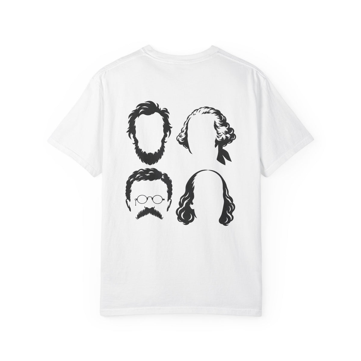 Anti Scroll Social Club American Originals t-shirt: Lincoln, Washington, Roosevelt and Franklin