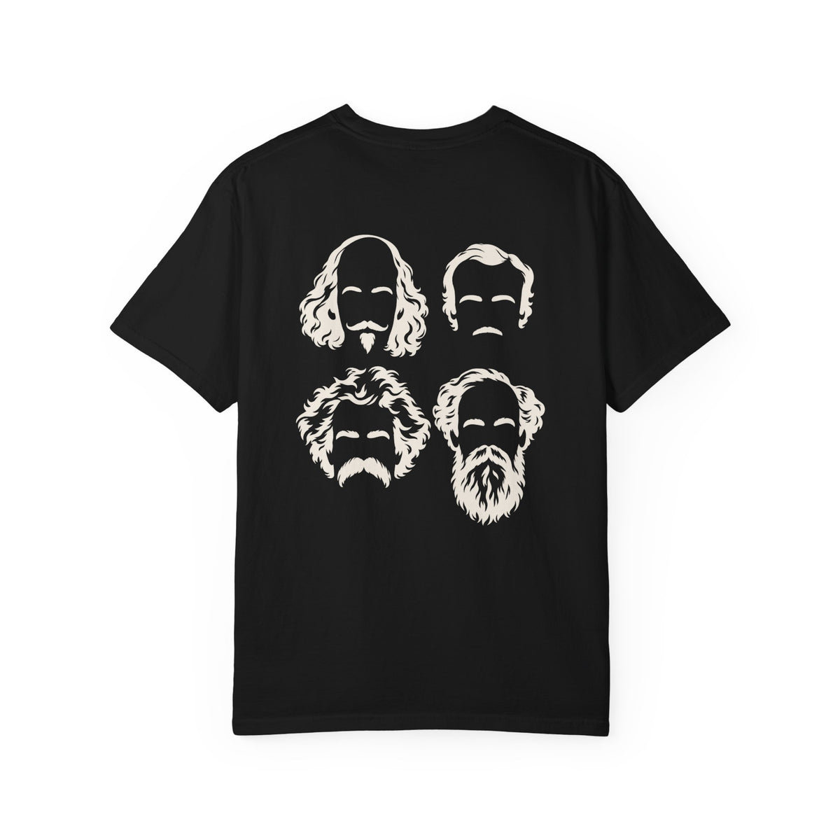Anti Scroll Social Club The Writers t-shirt: Shakespeare, Poe, Twain and Dickens