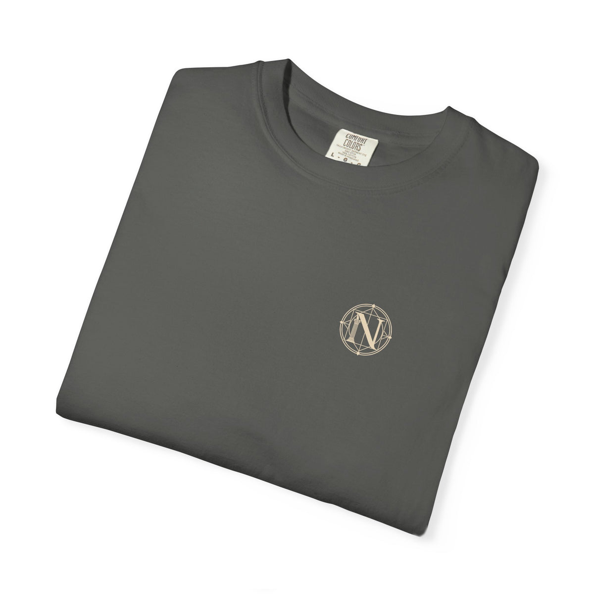 Great Wave t-shirt: curling wave back print with Nexus chest monogram