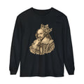 The Bard Long Sleeve T-Shirt – Crowned Shakespeare Portrait