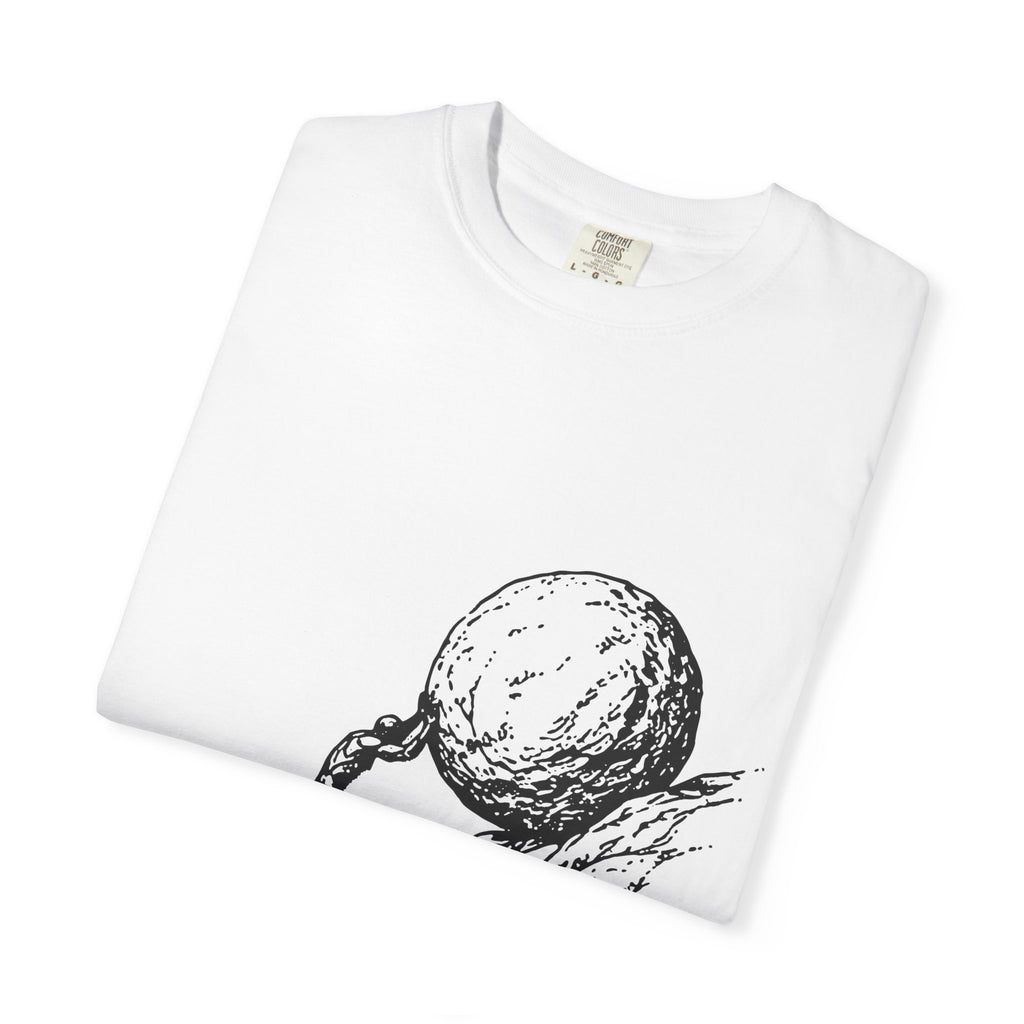 One More Rep t-shirt: Sisyphus pushing his boulder