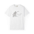Marco / Polo t-shirt: vintage explorer calling across the mountains