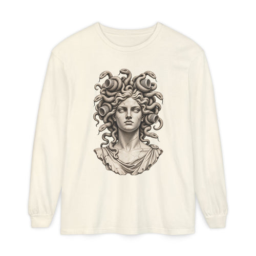 Bad Hair Day Long Sleeve T-Shirt – Medusa in Hair Rollers