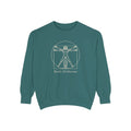 Built Different Crewneck Sweatshirt – Leonardo-Style Anatomy Sketch
