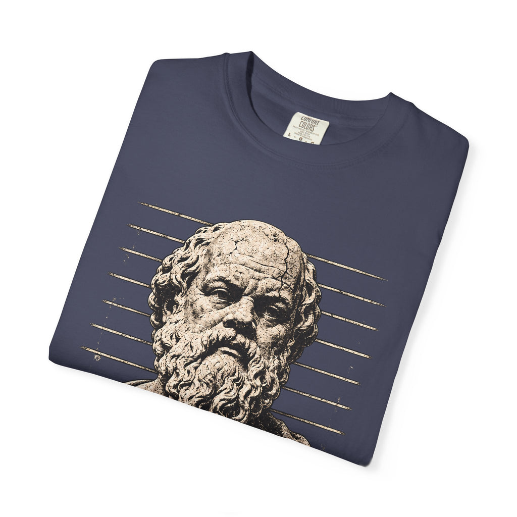 Bad Influence t-shirt: Socrates corrupting the youth