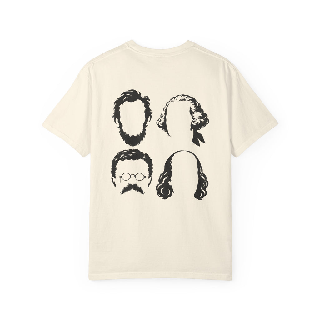 Anti Scroll Social Club American Originals t-shirt: Lincoln, Washington, Roosevelt and Franklin