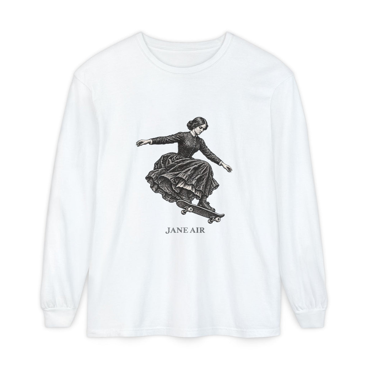 Jane Air Long Sleeve T-Shirt – Jane Eyre Skateboard