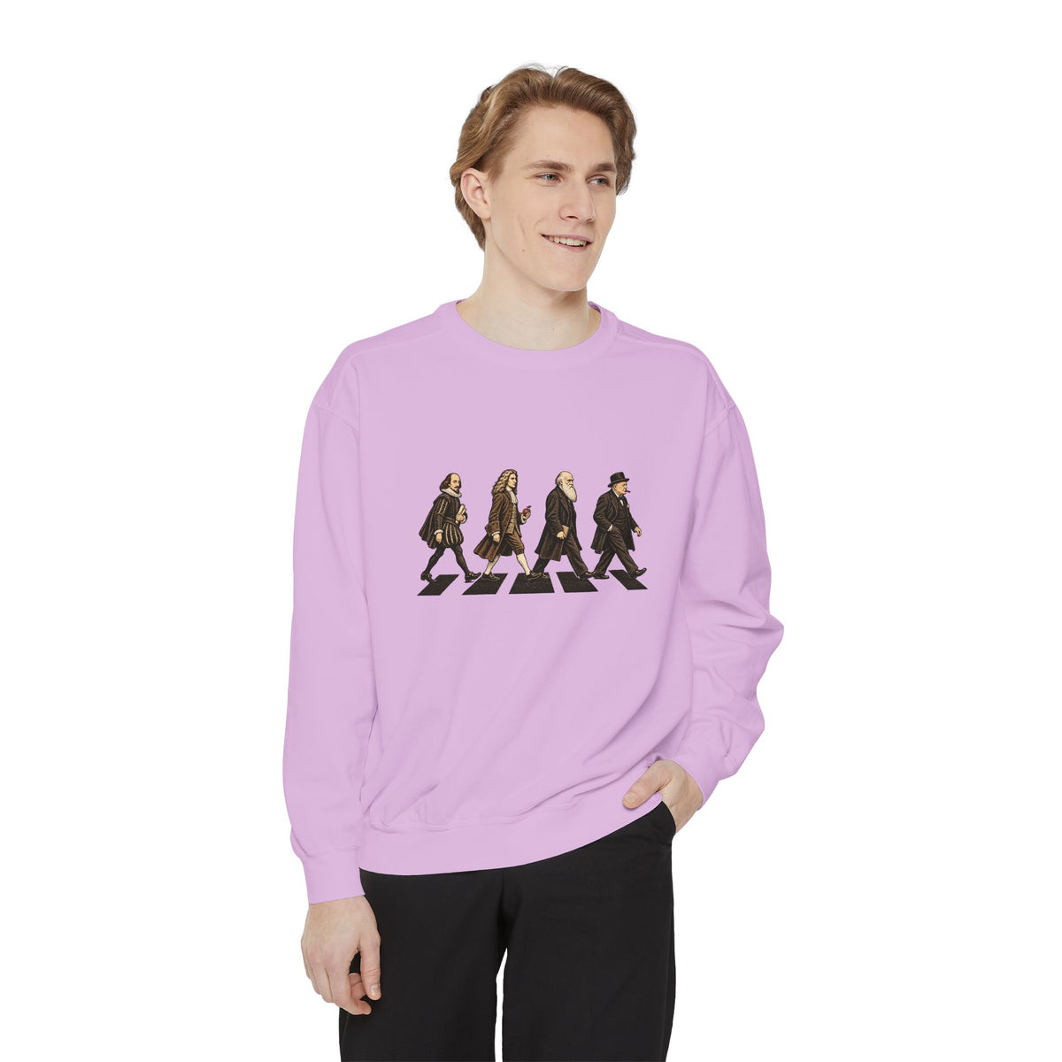 The Thought Procession Crewneck Sweatshirt – Shakespeare, Newton, Darwin & Churchill