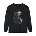 Poe After Dark Long Sleeve T-Shirt – Edgar Allan Poe & Raven