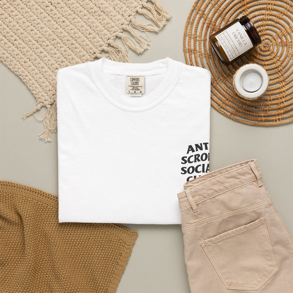 Anti Scroll Social Club The Discoverers t-shirt: Einstein, Newton, Darwin and Tesla