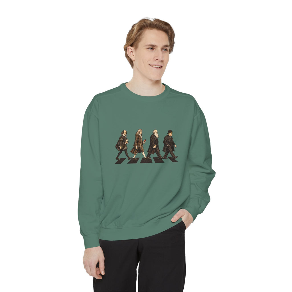 The Thought Procession Crewneck Sweatshirt – Shakespeare, Newton, Darwin & Churchill