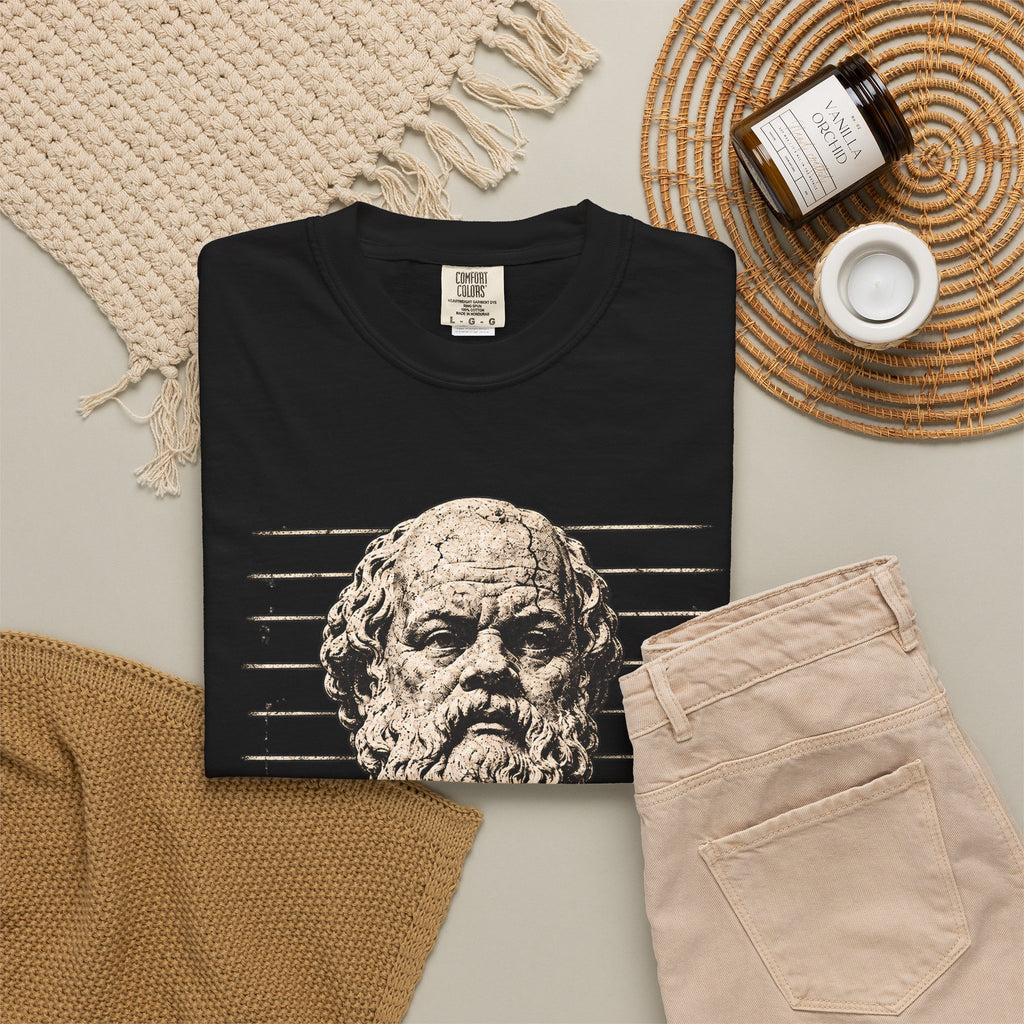 Bad Influence t-shirt: Socrates corrupting the youth
